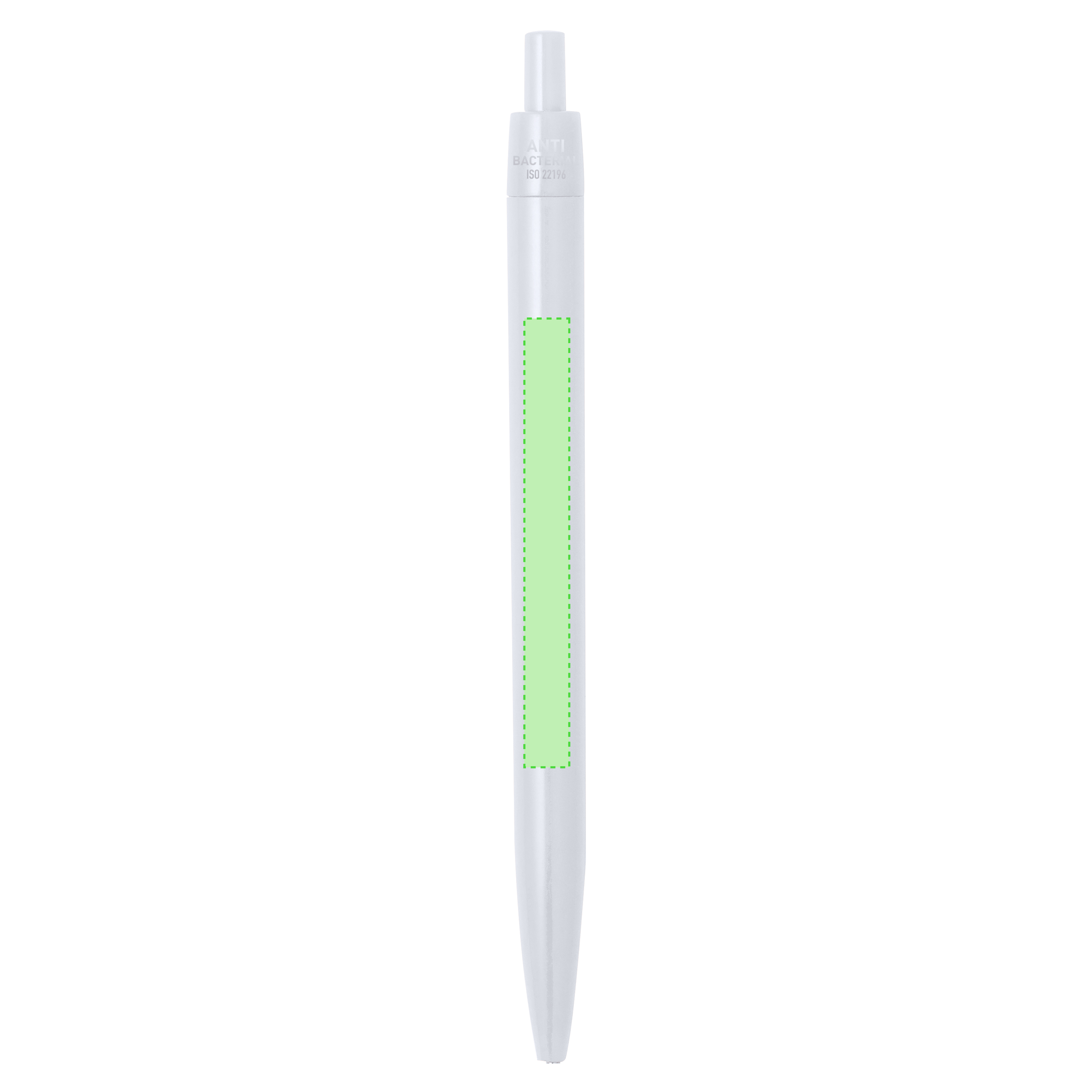 Bolígrafo acabado brillante de pulsador