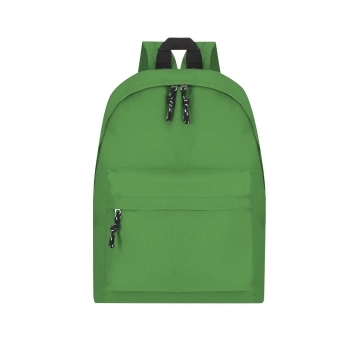 Mochila de poliéster 600D con esquinas reforzadas, tiradores con cinta y gama de colores