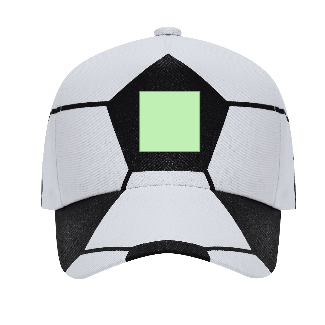 Gorra de algodón de fútbol 5 paneles