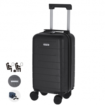 Trolley de ABS rígido con 8 ruedas giratorias