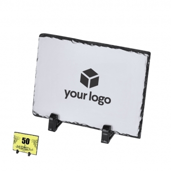 Placa para sublimación de pizarra natural personalizable en sublimación compacta