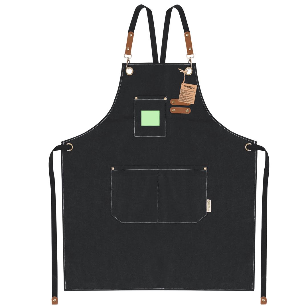 Delantal de cocina de algodón canvas reciclado 350 g/m²