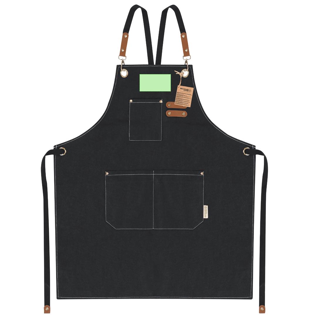 Delantal de cocina de algodón canvas reciclado 350 g/m²