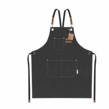 Delantal de cocina de algodón canvas reciclado 350 g/m²