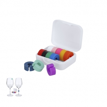 Identificador de copas de silicona flexible 2 piezas