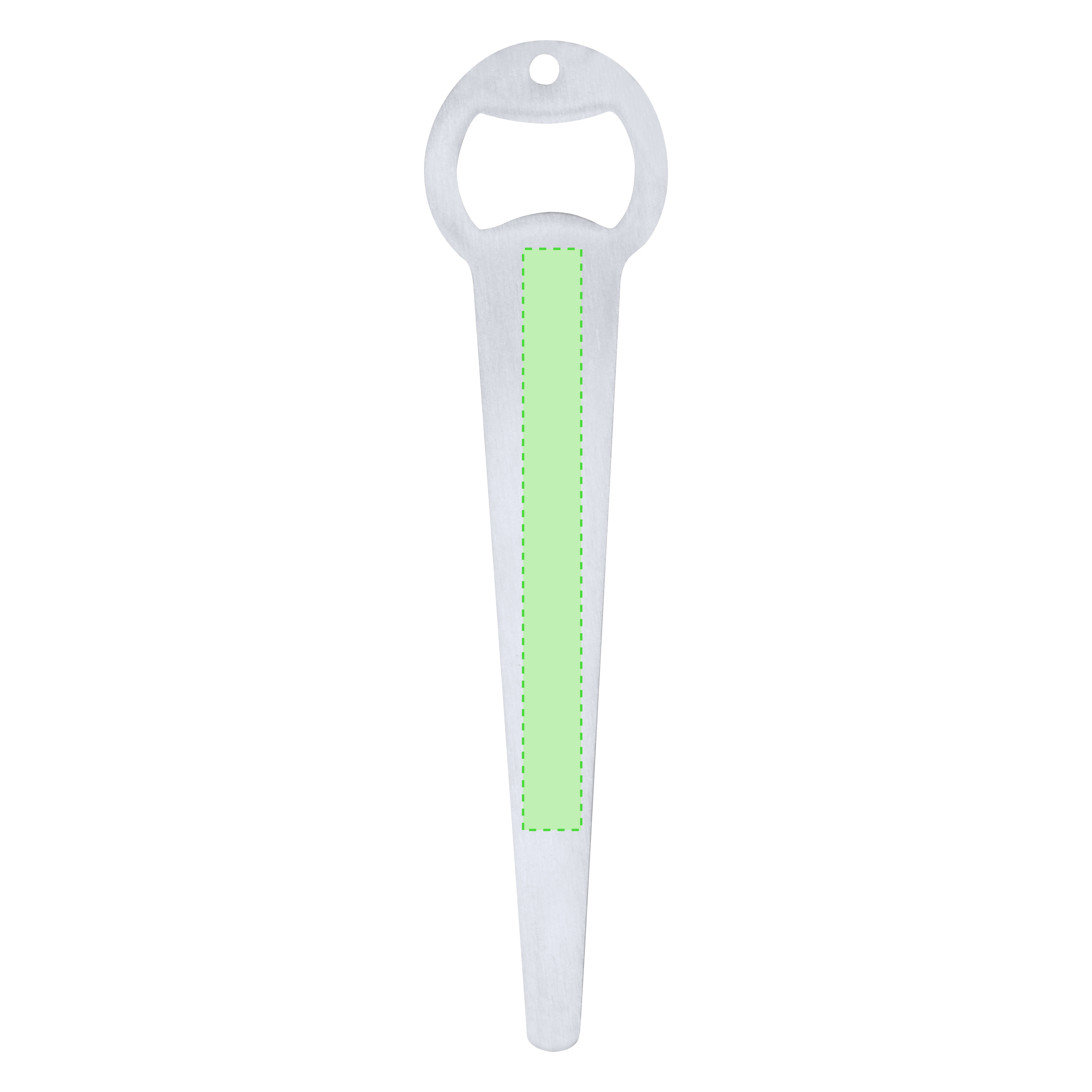 Medidor de profundidad de semillas y abridor de botellas de acero inox reciclado 17 cm