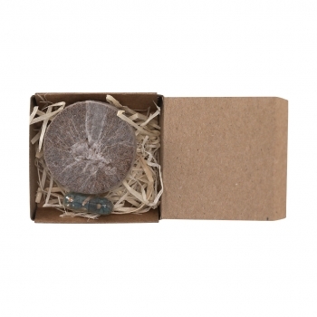 Pack plantable de cartón reciclado con cápsula de semillas y pastilla de sustrato