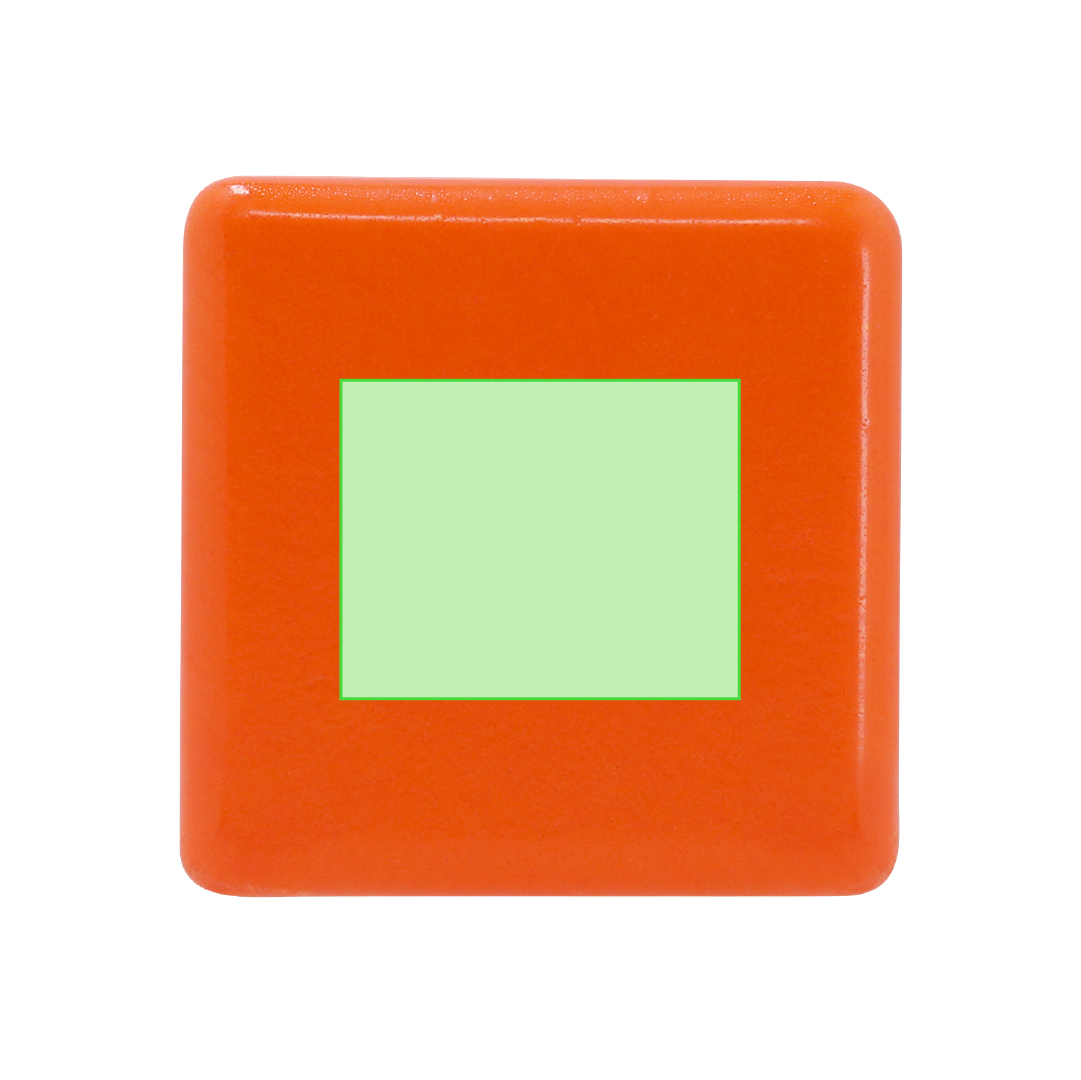 Antiestrés de PU diseño cubo 4,5×4,5×4,5 cm en colores vivos