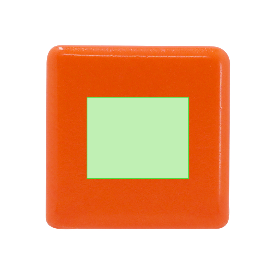 Antiestrés de PU diseño cubo 4,5×4,5×4,5 cm en colores vivos