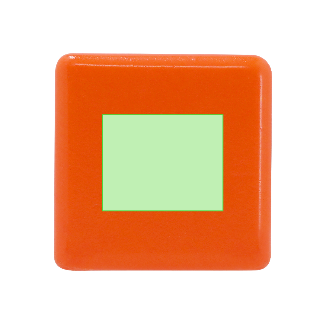 Antiestrés de PU diseño cubo 4,5×4,5×4,5 cm en colores vivos