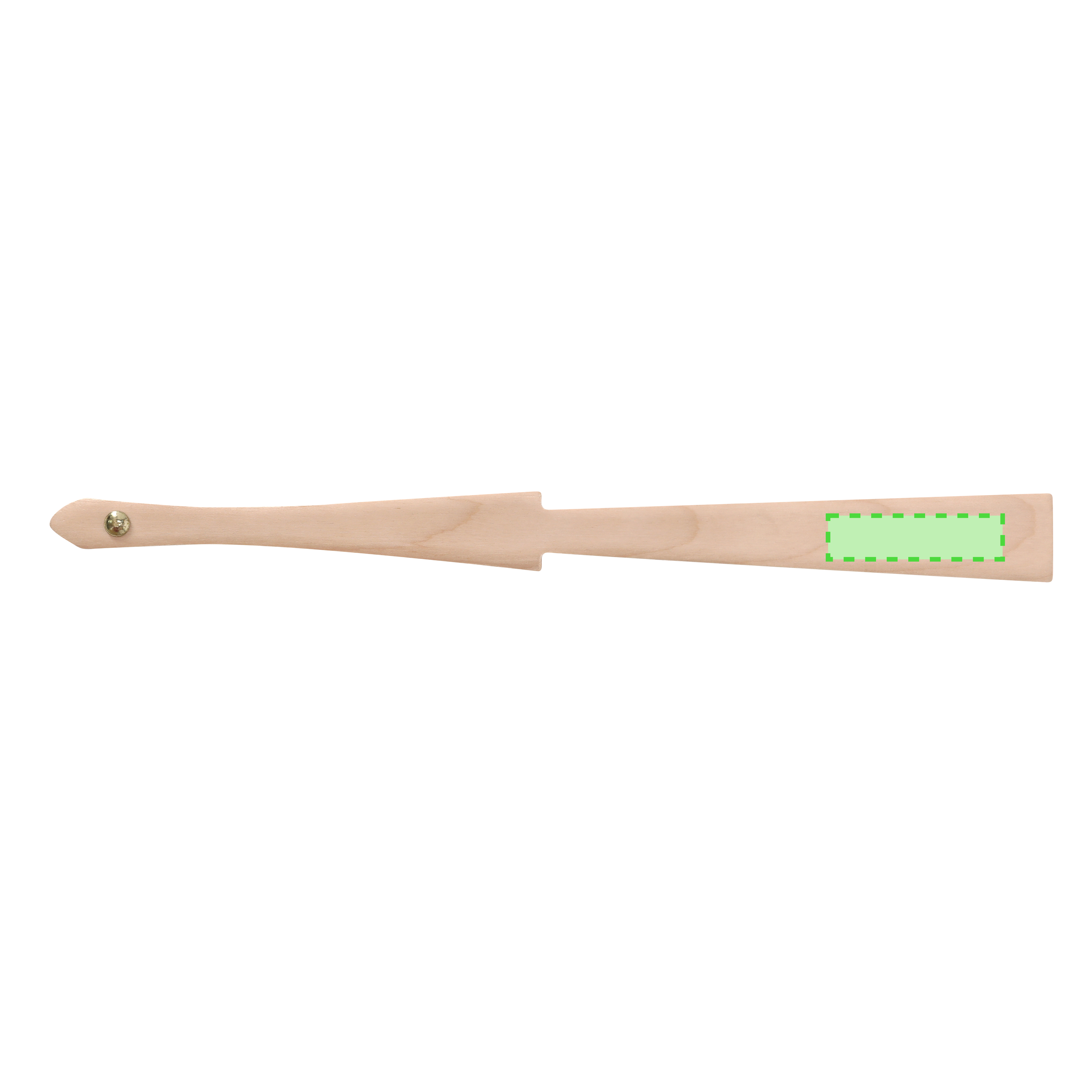 Abanico Rainbow de tela multicolor con varillas de madera natural 42×23 cm