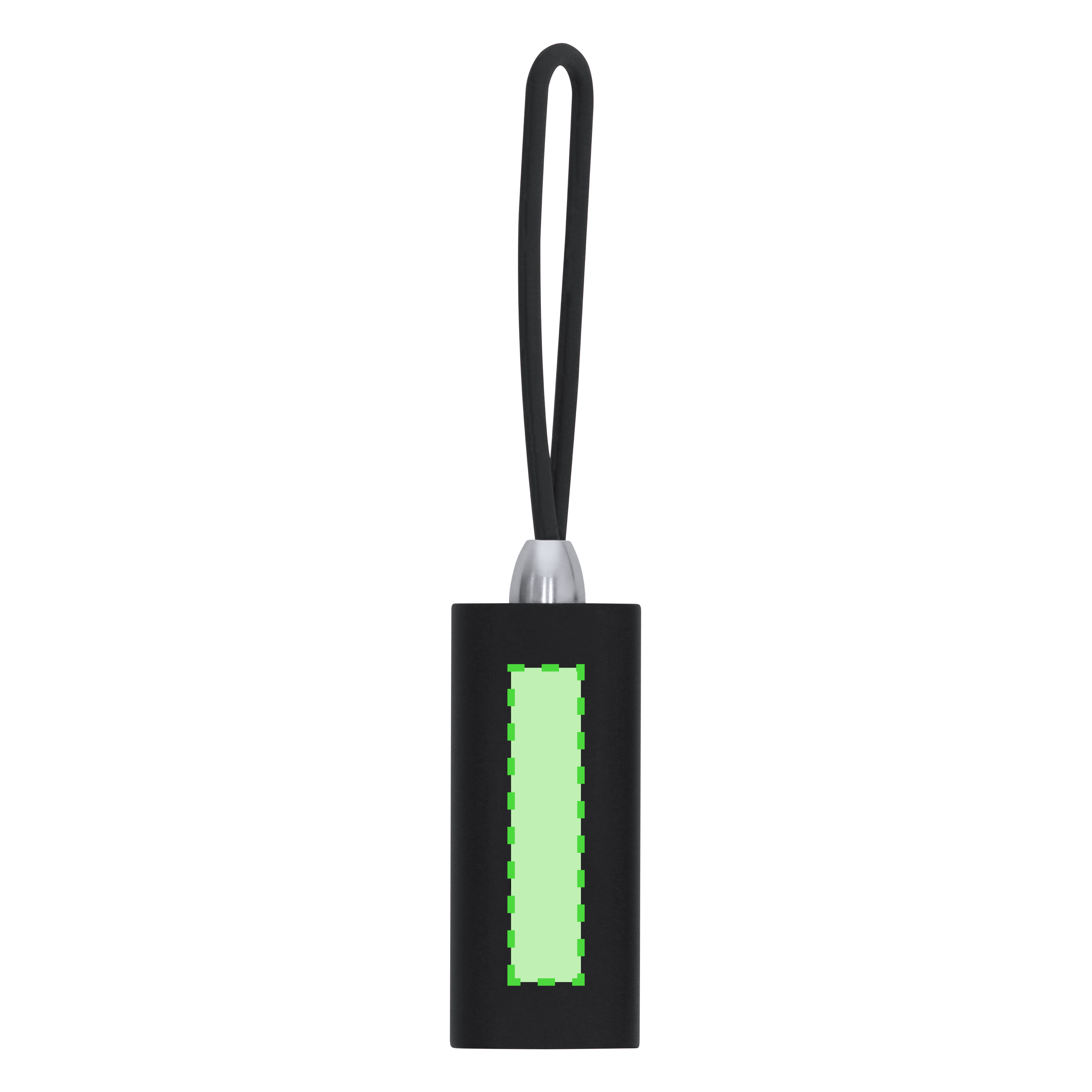 Linterna de aluminio reciclado 3 LEDs con pilas incluidas y asa de silicona 6,4 cm