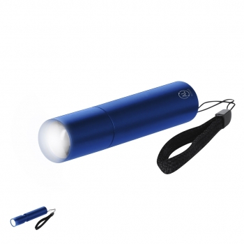 Linterna de aluminio reciclado con zoom 1 luz COB 3 posiciones batería 400 mAh