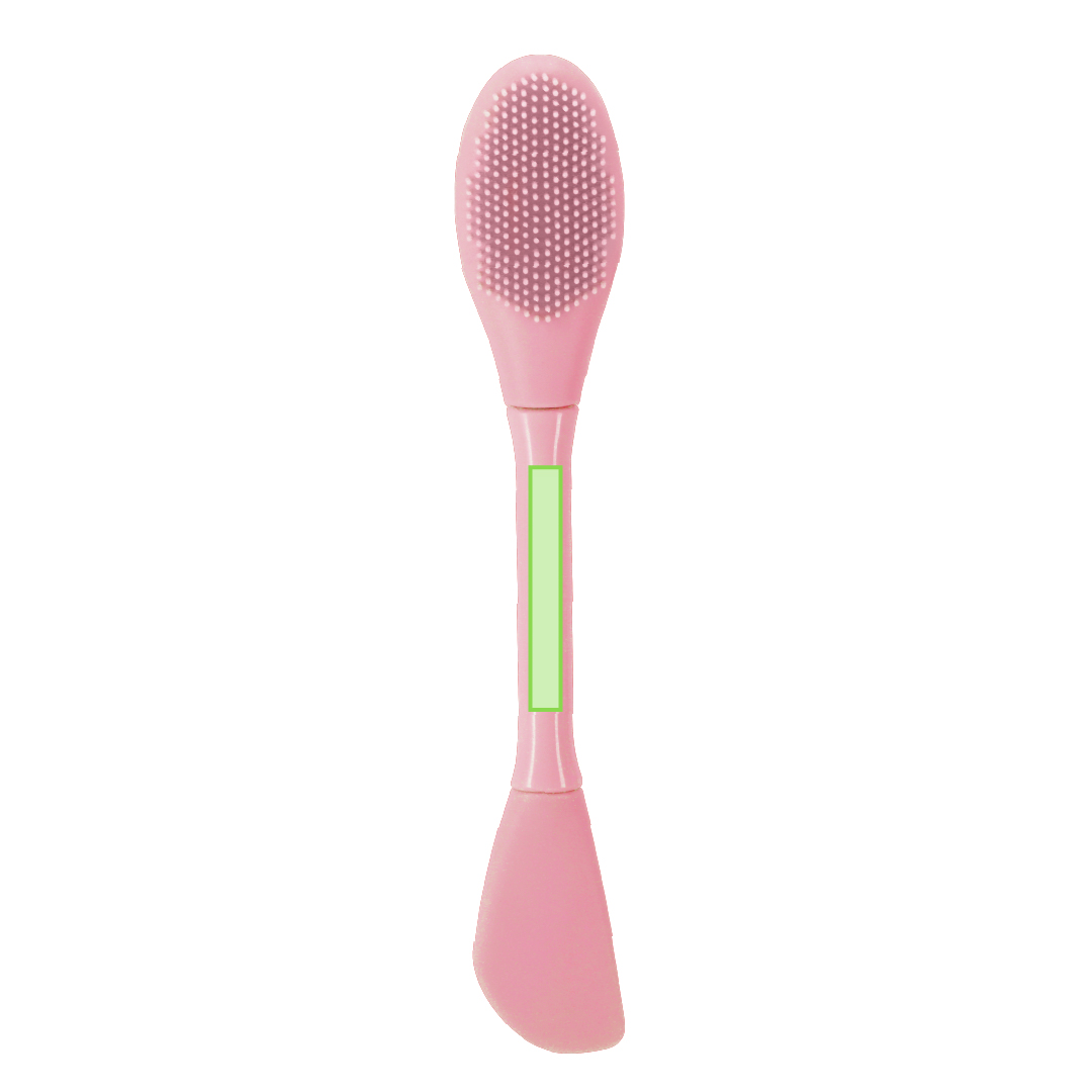 Espátula facial de ABS y TPR con cepillo de limpieza y aplicador de mascarillas