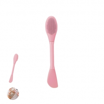 Espátula facial de ABS y TPR con cepillo de limpieza y aplicador de mascarillas