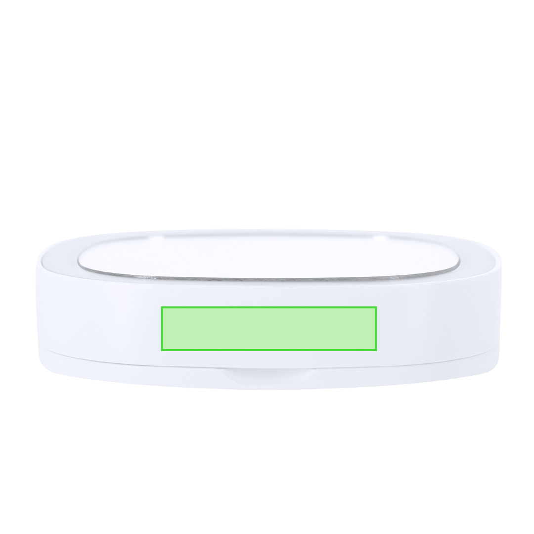 Espejo plegable con luz 12 LEDs 2 posiciones y soporte con aumento 1x