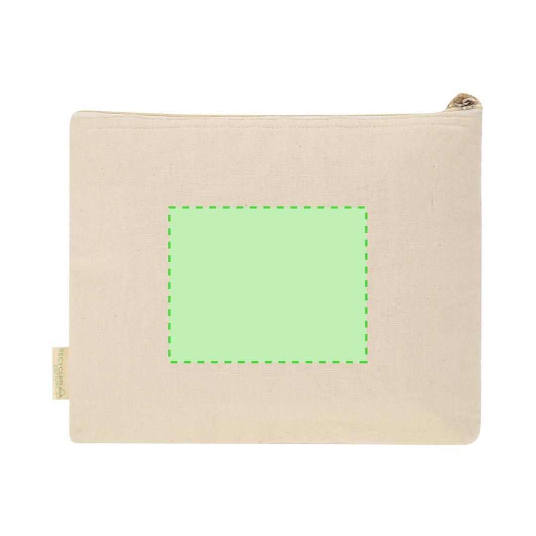 Neceser isotérmico de algodón reciclado 170 g/m² con interior aluminio