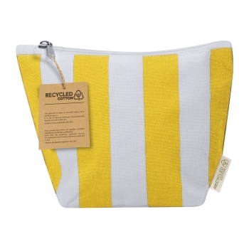 Neceser algodón reciclado y poliéster RPET 220 g/m² densidad alta reciclado