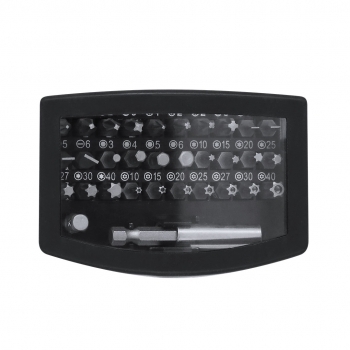 Set herramientas 32 accesorios maletín completo reparación profesional