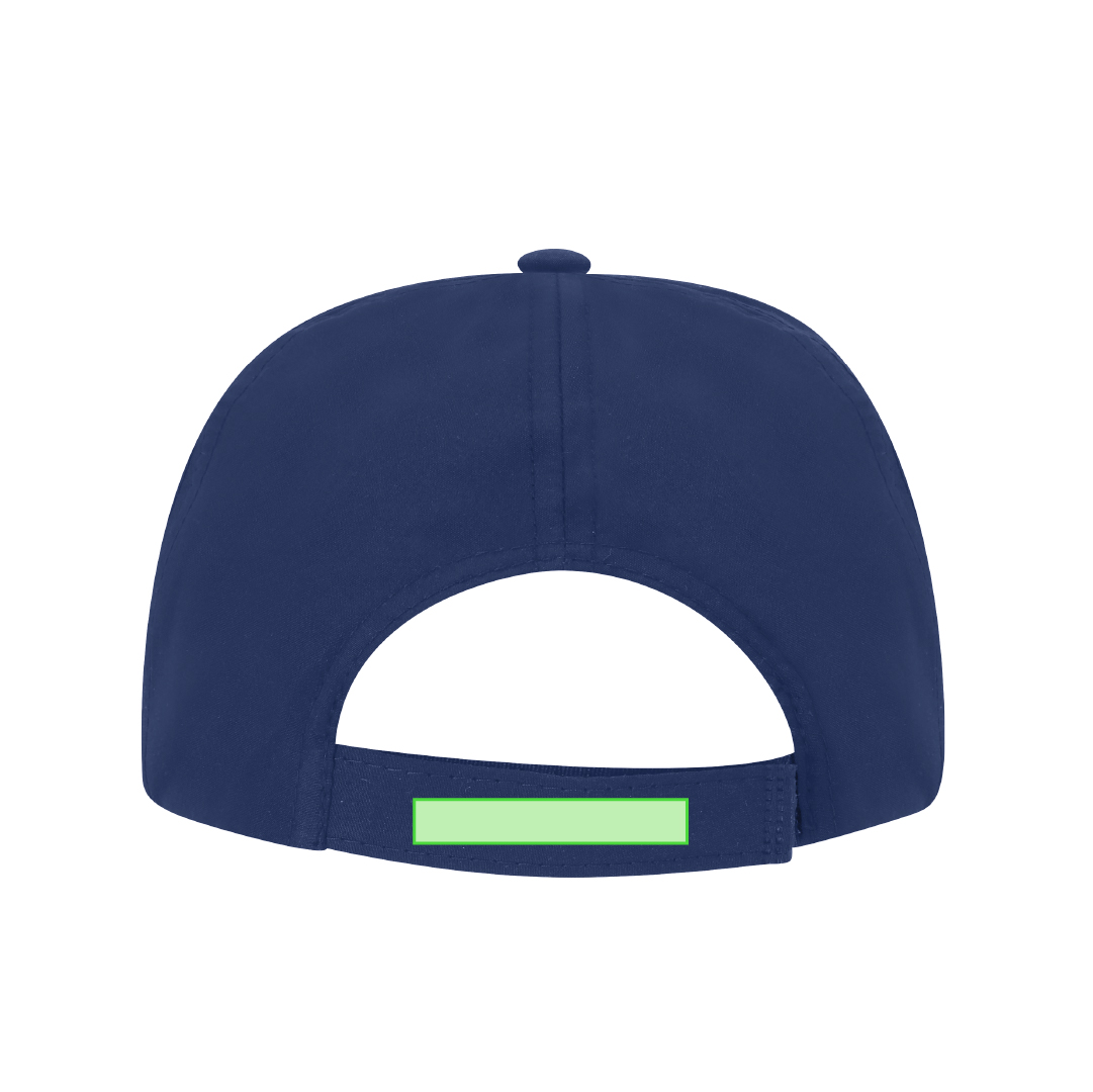 Gorra plegable de microfibra 5 paneles con cierre de velcro