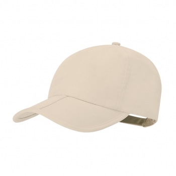 Gorra plegable de microfibra 5 paneles con cierre de velcro