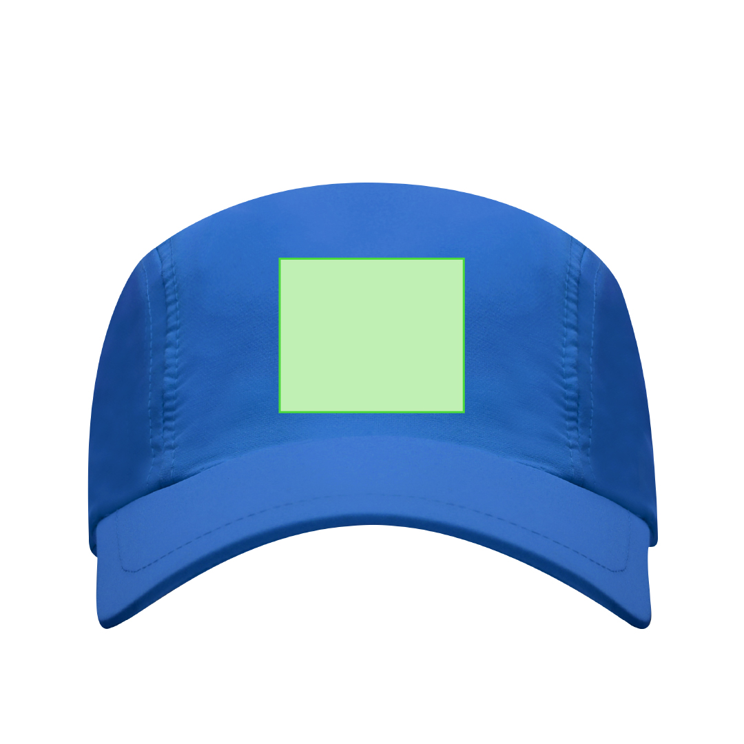 Gorra de poliéster y elastano con diseño original y cierre de velcro