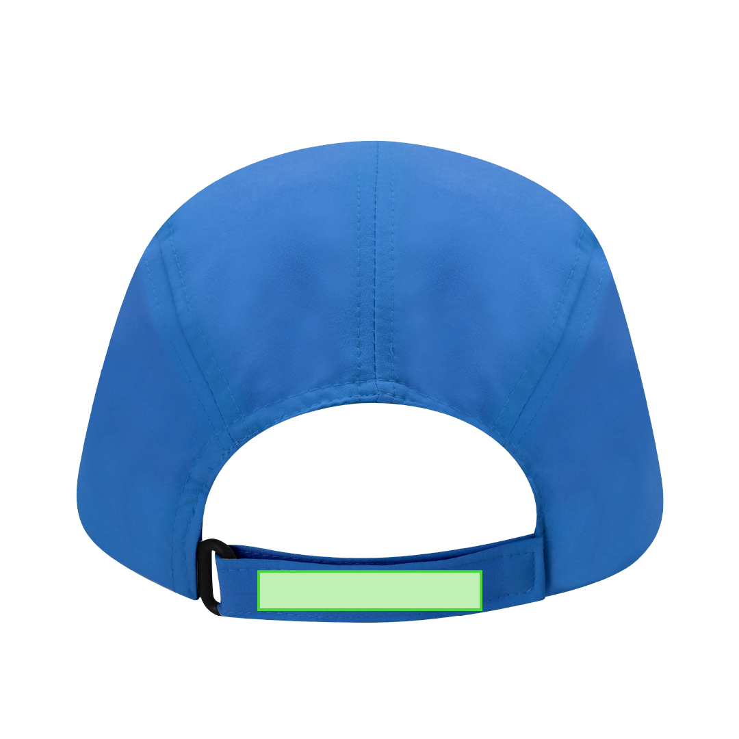 Gorra de poliéster y elastano con diseño original y cierre de velcro
