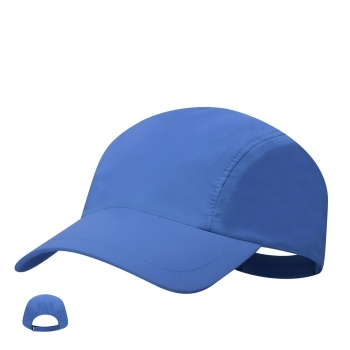 Gorra de poliéster y elastano con diseño original y cierre de velcro