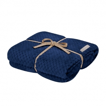 Manta de poliéster de 240 g/m² con diseño exclusivo de rombos — novedad del catálogo