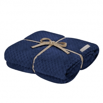 Manta de poliéster de 240 g/m² con diseño exclusivo de rombos — novedad del catálogo