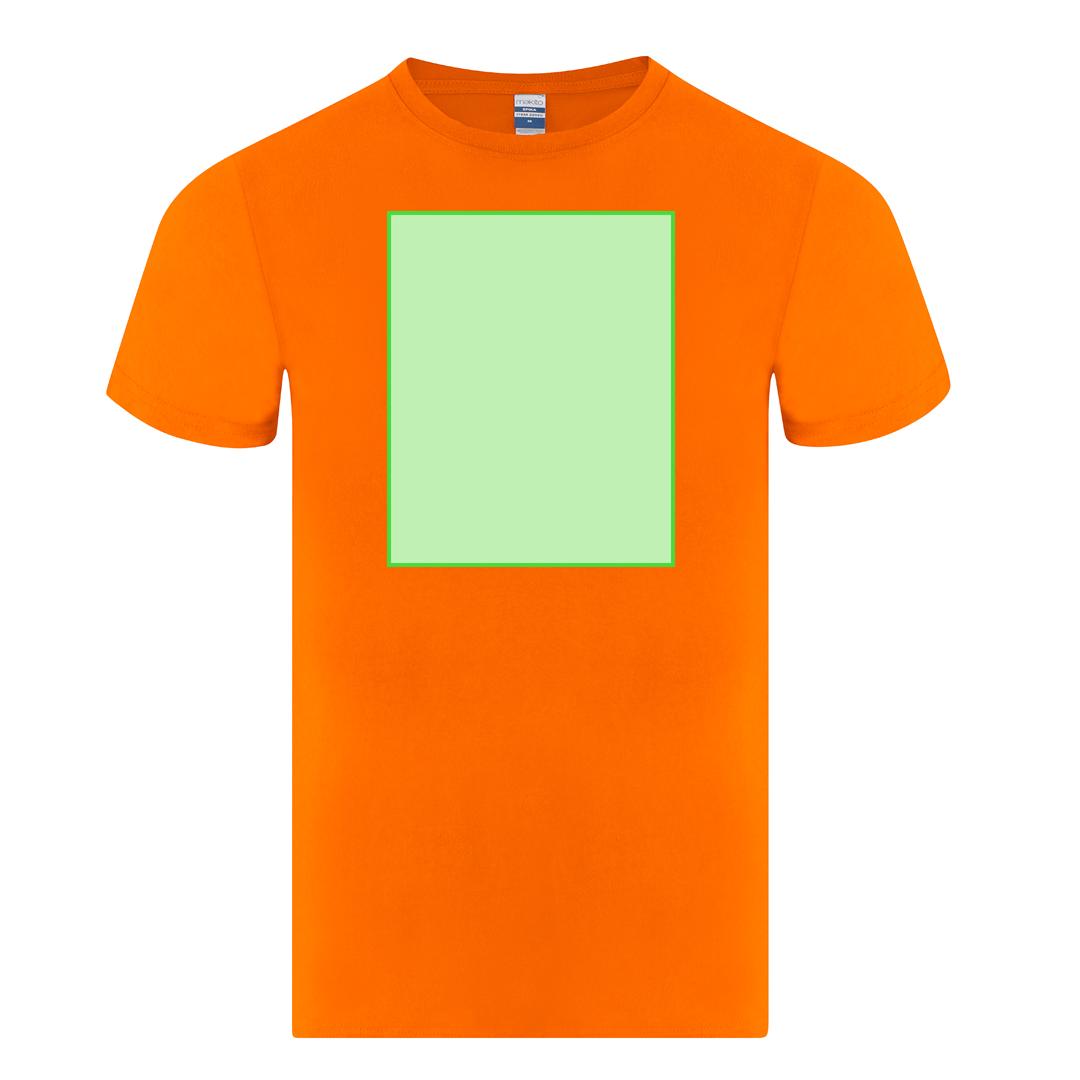 Camiseta Epika infantil unisex en color — 100% algodón Ring Spun 150 g/m², manga corta con costuras laterales y cuello canalé 1x1