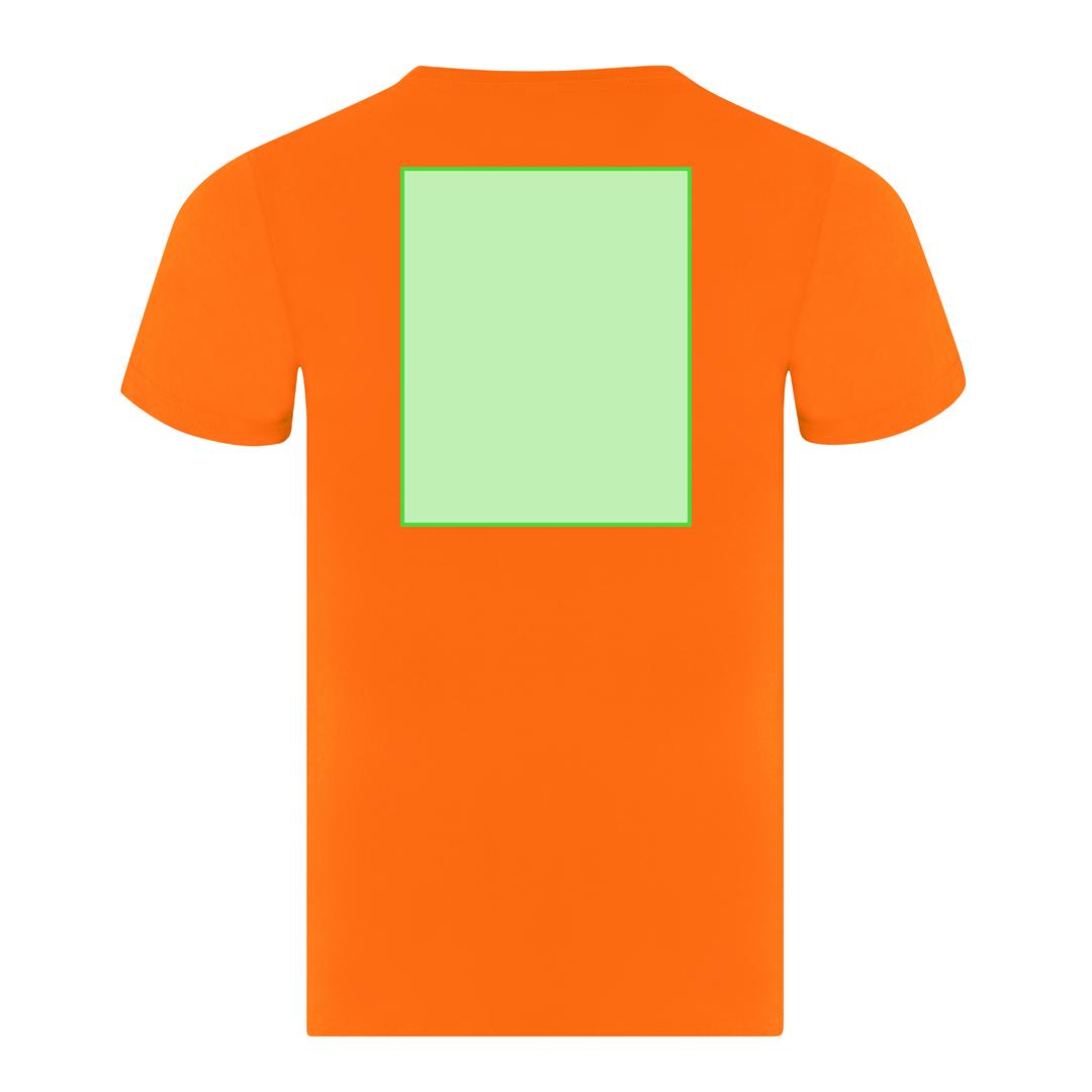 Camiseta Epika infantil unisex en color — 100% algodón Ring Spun 150 g/m², manga corta con costuras laterales y cuello canalé 1x1