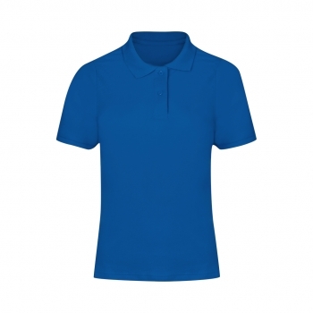 Polo Charles mujer color — 100% algodón Ring Spun piqué 180 g/m², fit femenino con tapeta 2 botones mate y ribetes acanalados