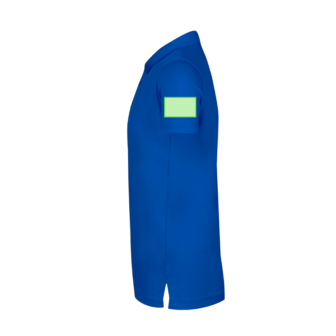 Polo técnico Tecnic Plus niño — 100% poliéster piqué 180 g/m² con Cool Dry, tapeta 2 botones y aperturas laterales, tallas infantiles