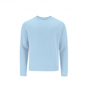 Sudadera Cosmos niño cuello redondo — 60% algodón / 40% poliéster felpa perchada 280 g/m², canalé 1x1 con elastano, tallas infantiles