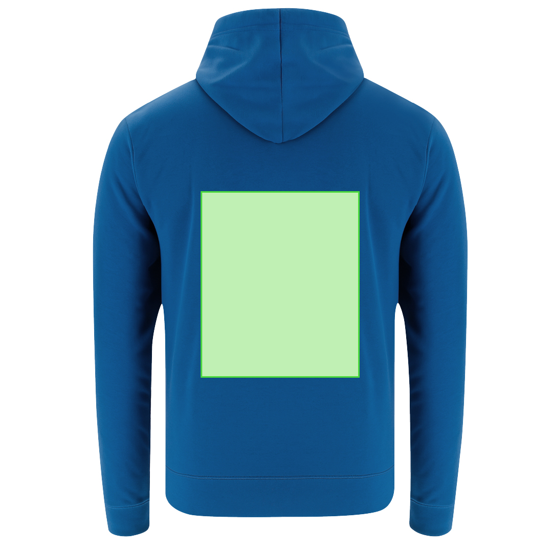 Sudadera Draco mujer con capucha — 60% algodón / 40% poliéster felpa perchada 280 g/m², bolsillo canguro, cordón con ojales metálicos, fit femenino