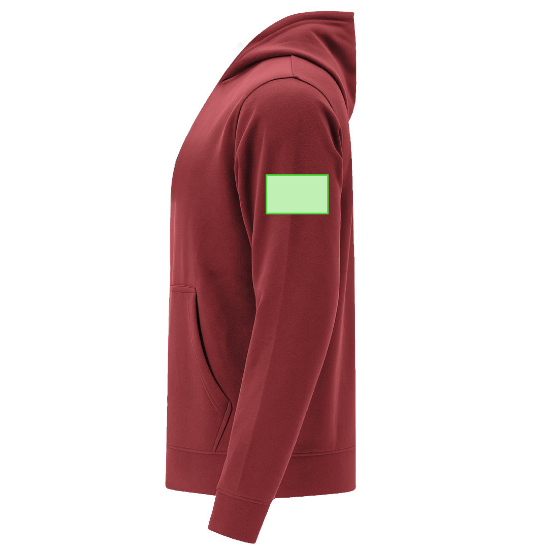 Sudadera Draco niño con capucha — 60% algodón / 40% poliéster felpa perchada 280 g/m², bolsillo canguro, capucha doble tejido, tallas infantiles