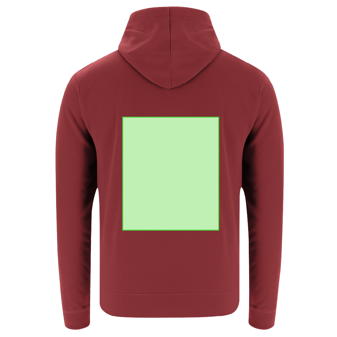 Sudadera Draco niño con capucha — 60% algodón / 40% poliéster felpa perchada 280 g/m², bolsillo canguro, capucha doble tejido, tallas infantiles