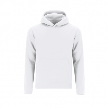 Sudadera Draco niño con capucha — 60% algodón / 40% poliéster felpa perchada 280 g/m², bolsillo canguro, capucha doble tejido, tallas infantiles