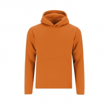 Sudadera Draco niño con capucha — 60% algodón / 40% poliéster felpa perchada 280 g/m², bolsillo canguro, capucha doble tejido, tallas infantiles