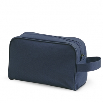 Neceser de poliéster 600D resistente con cremallera y bolsillo exterior