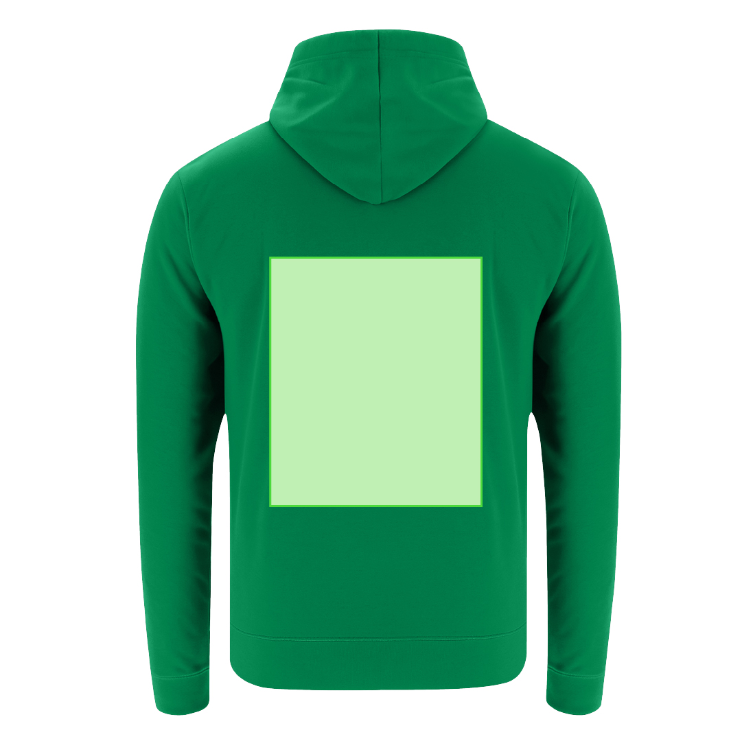 Sudadera Draco adulto con capucha — 60% algodón / 40% poliéster felpa perchada 280 g/m², bolsillo canguro, cordón con ojales metálicos