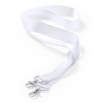 Original lanyard con mosquetón metálico en cada extremo