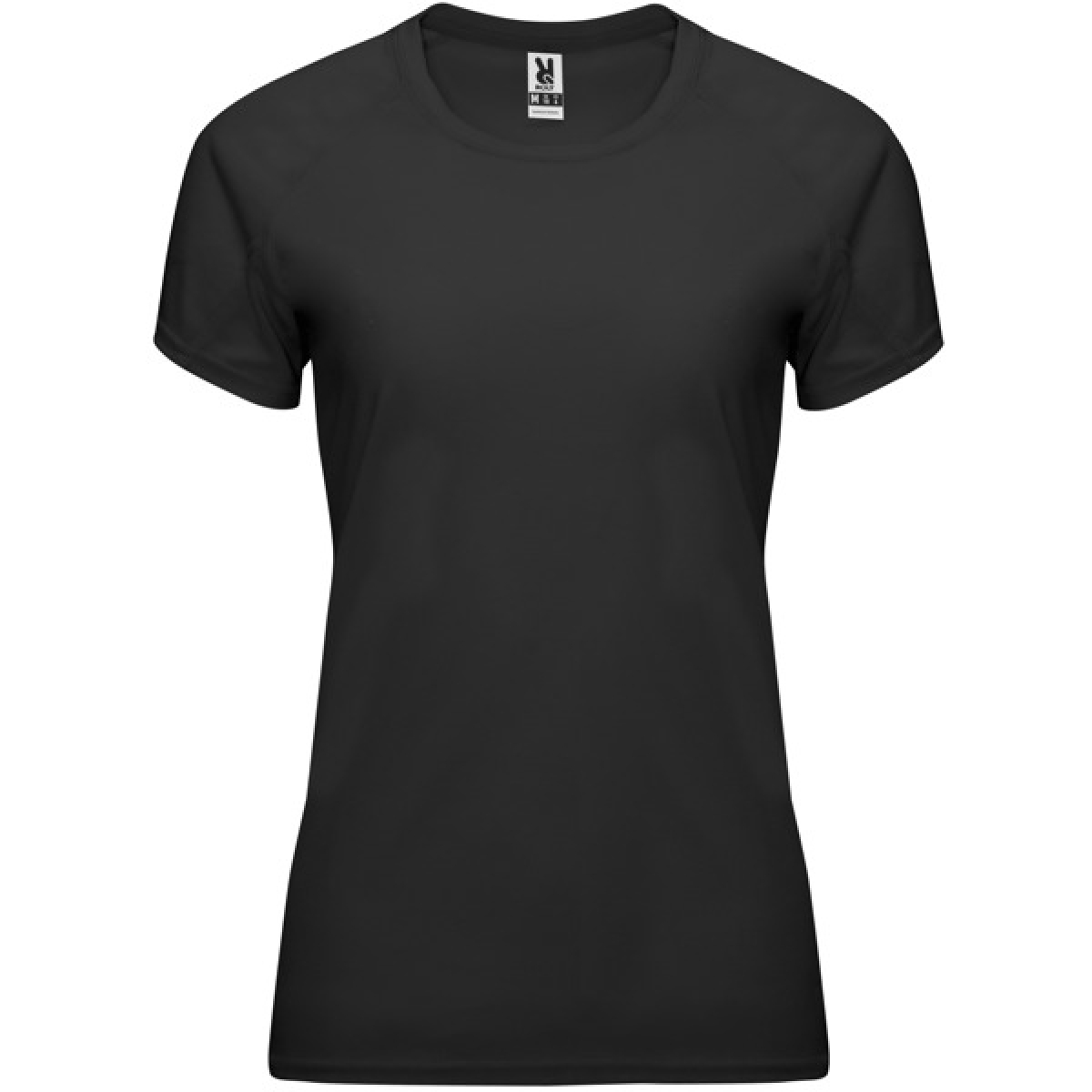 Camiseta técnica manga ranglán entallada transpirable