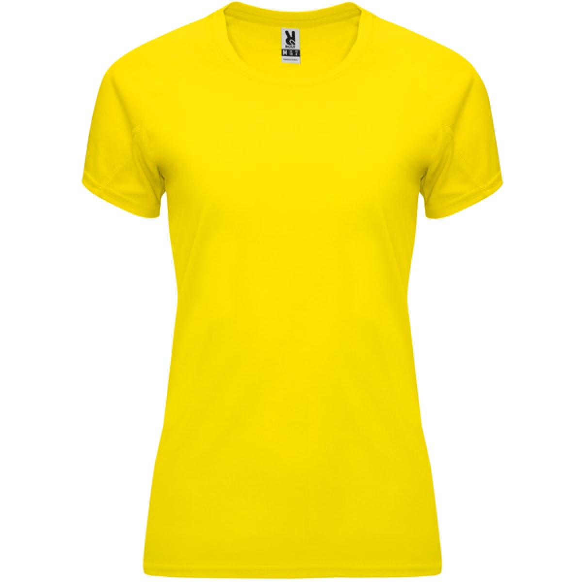 Camiseta técnica manga ranglán entallada transpirable