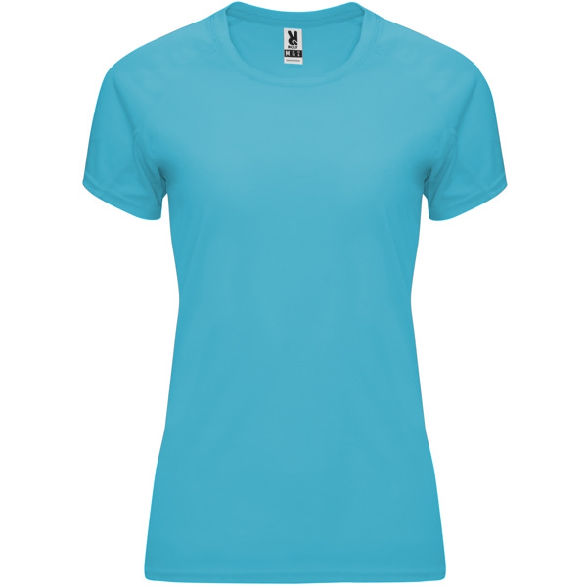 Camiseta técnica manga ranglán entallada transpirable