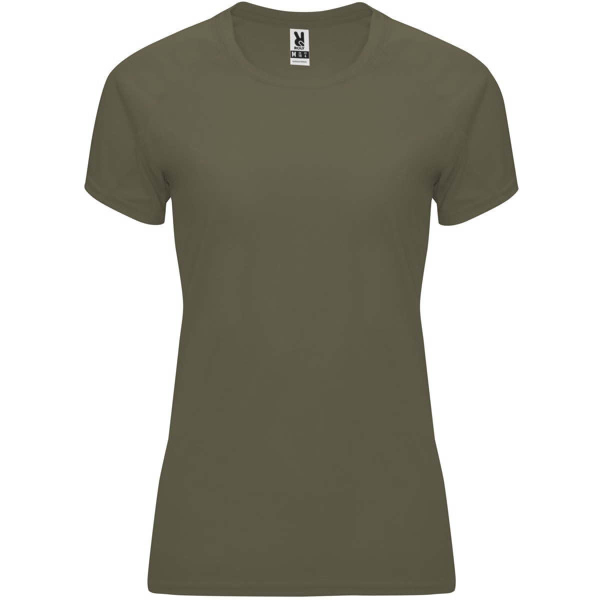 Camiseta técnica manga ranglán entallada transpirable
