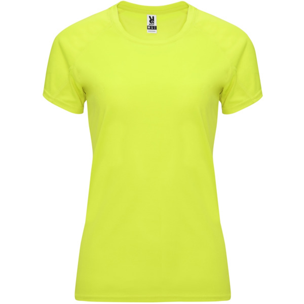 Camiseta técnica manga ranglán entallada transpirable
