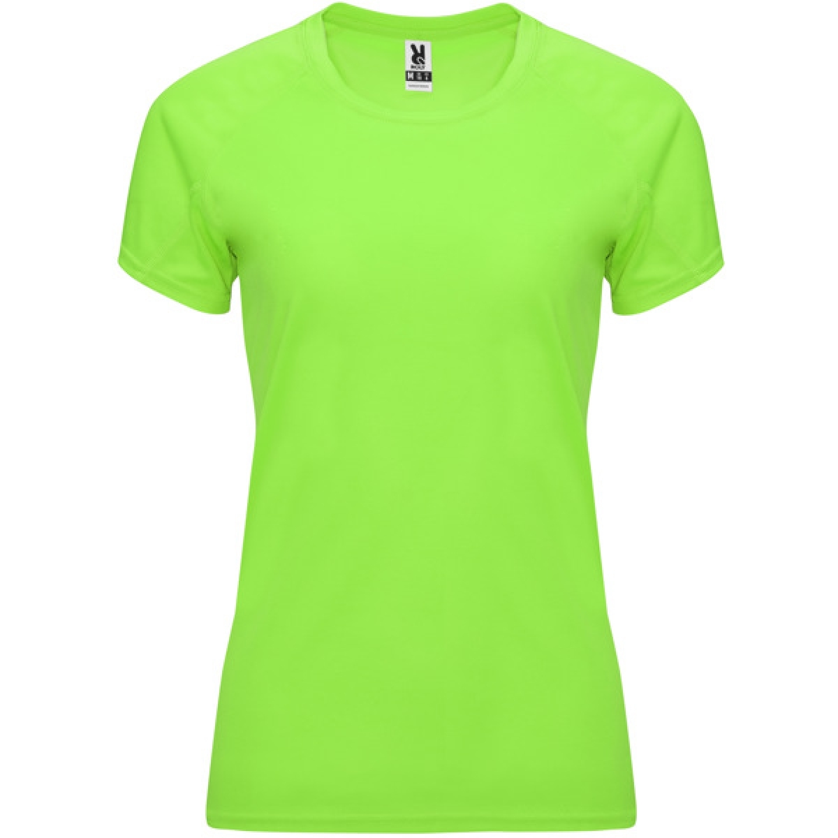 Camiseta técnica manga ranglán entallada transpirable