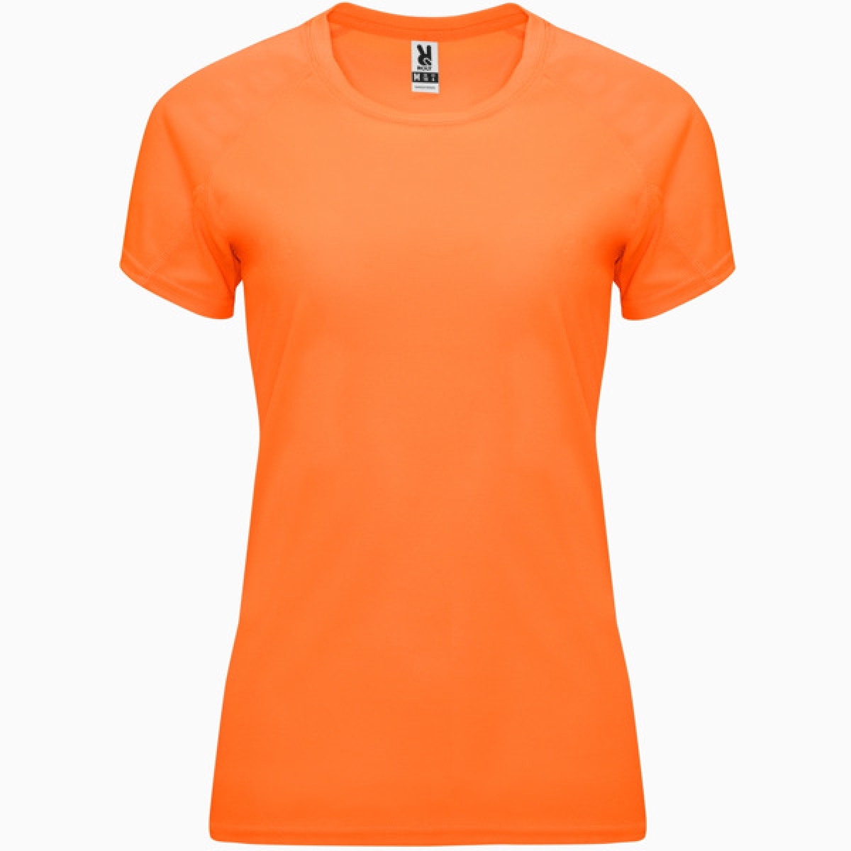 Camiseta técnica manga ranglán entallada transpirable
